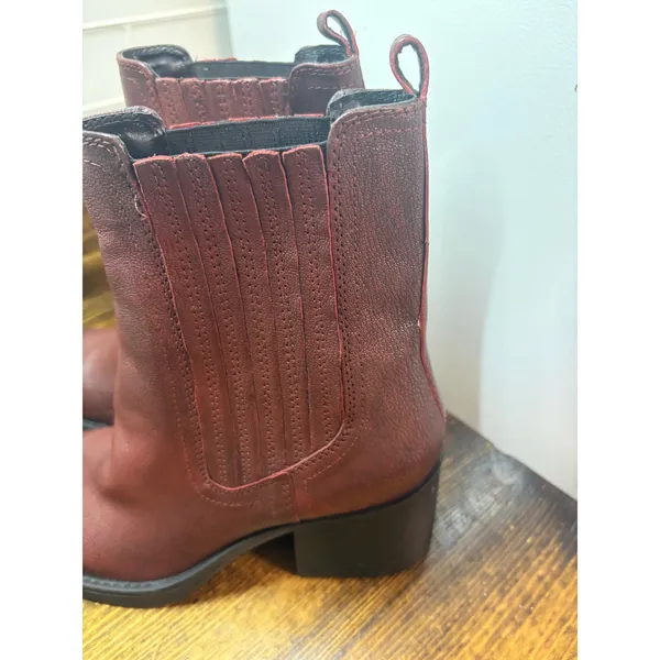 Kenneth Cole Brown Heeled Ankle‎ Boots Size 8 - Image 4