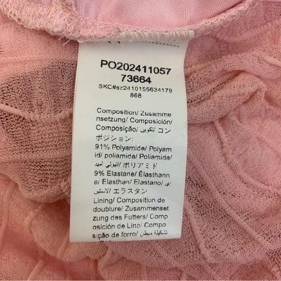 Women's M Pastel Pink Long Sleeve Sheer Mesh Fairy‎ Top - Image 7