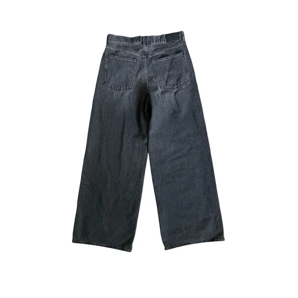 Madewell Superwide Leg Jeans‎ Womens Size 29 Gray Faded Wash Denim - Image 4