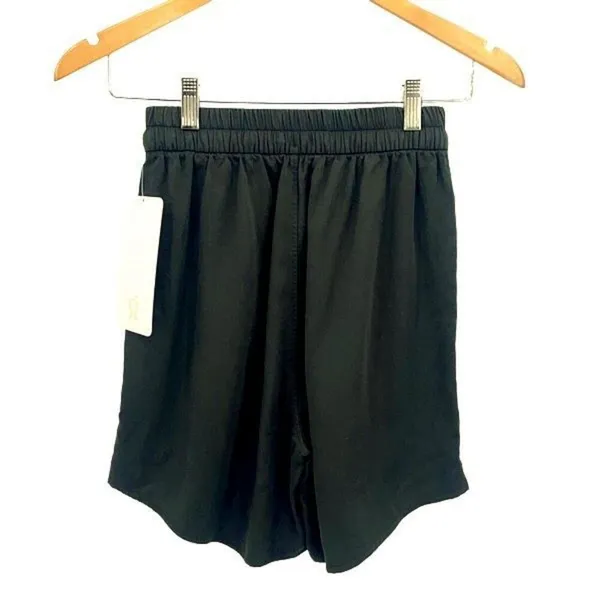 Lululemon Womens Drawstring High Rise Move Lightly Shorts Forest Green Size 2 NW - Image 3