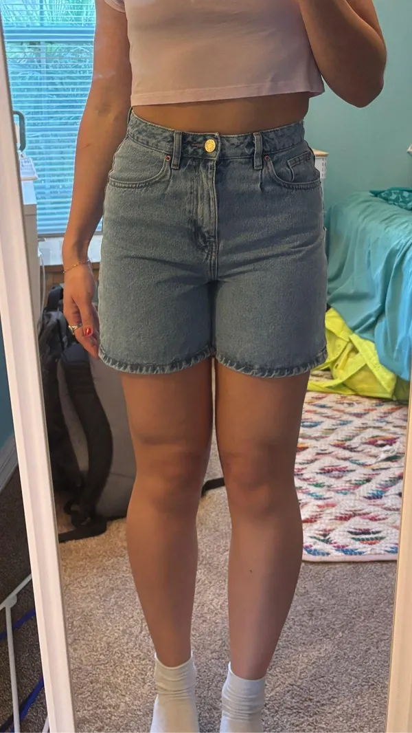 Primark Dad Denim Jean Shorts - Image 6