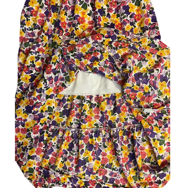BTFBM Floral Flowy Beach Boho One Strap Maxi Dress Size Small - Image 7