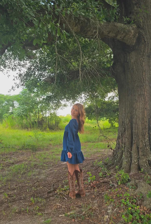 Denim dress - Image 2