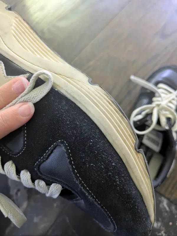 Golden Goose Deluxe Brand Running Sole In Black Nappa And Suede Sneakers - Image 13