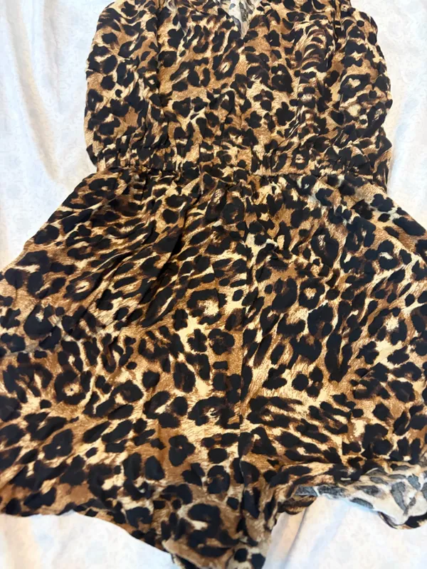 Bebop be you be free cheetah print romper  - Image 2