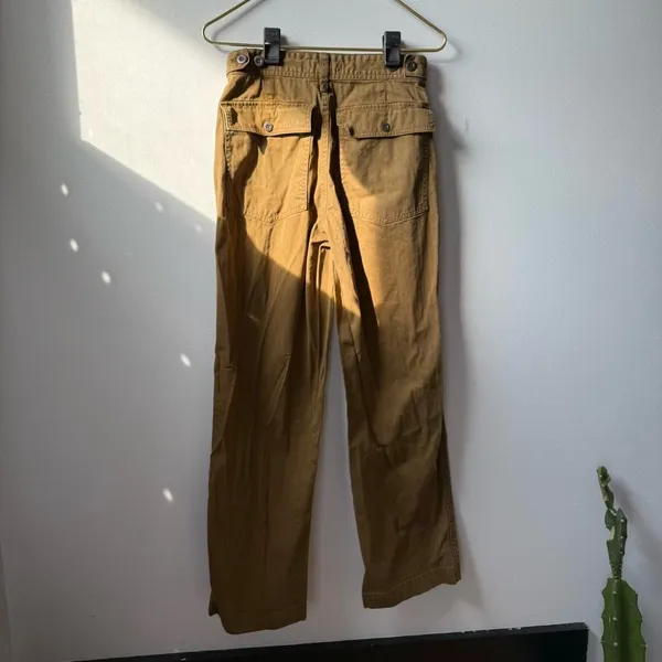 Madewell Tan brown utility pants with a relaxed fit 🔥 - Image 2