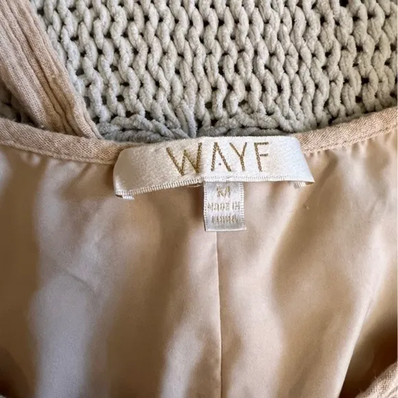 WAYF Spector Tie Strap Crinkle Jumpsuit‎ Size M - Image 10