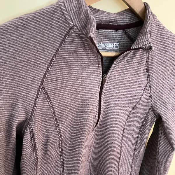 Avalanche Women's Purple Quarter-Zip Top - Image 2