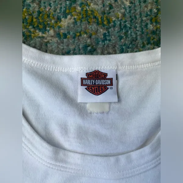 Harley-Davidson San Antonio Texas cityscape crystal jeweled t-shirt, size large - Image 3