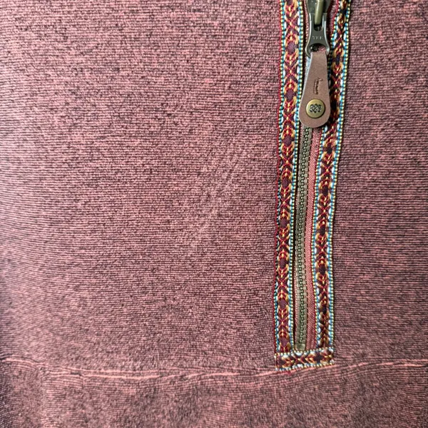 Sherpa Adventure Gear Rolpa Half Zip Pullover Fleece Maroon Burgundy Size‎ Small - Image 7