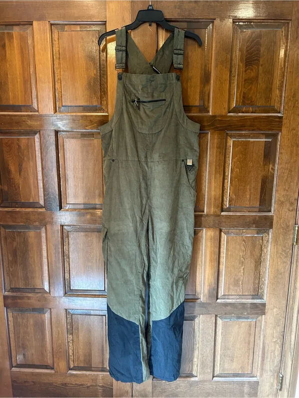 Backcountry Kamas Corduroy Overalls Womens L Kalamata Green NWT Utility Cargo - Image 3