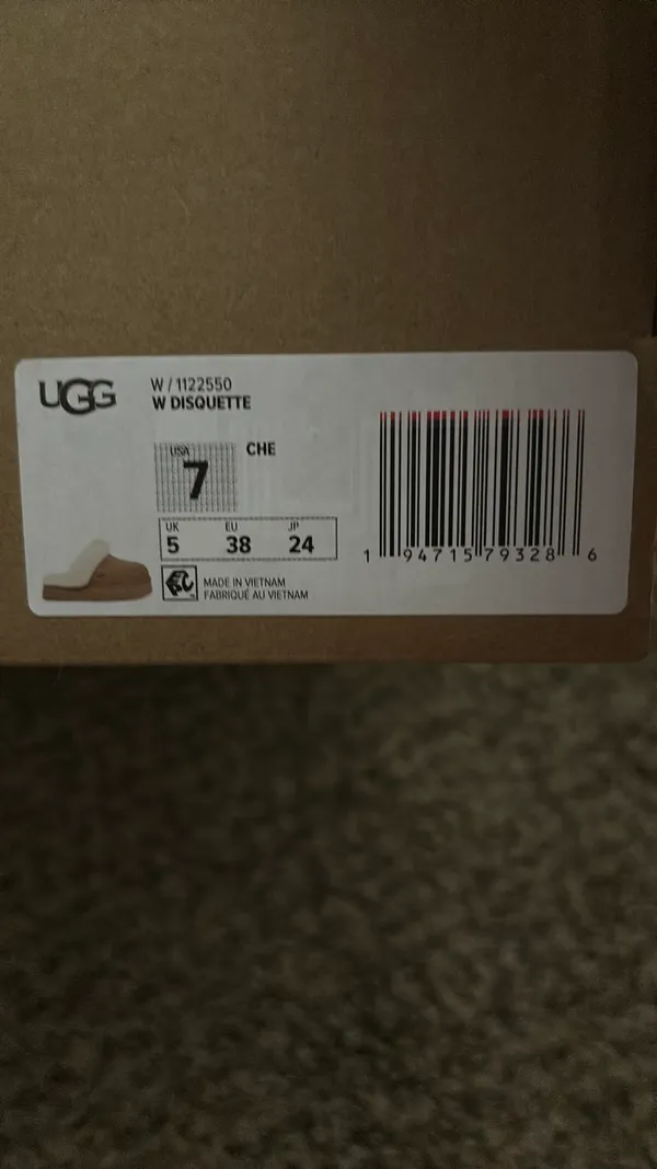 UGG Slippers Platform Disquette Chestnut - Image 2