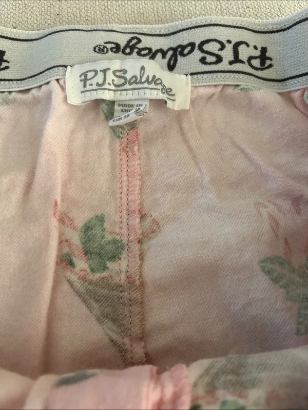 PJ SALVAGE HOLIDAY SHORY FLANNEL, Pink, MEDIUM, new with package - Image 7