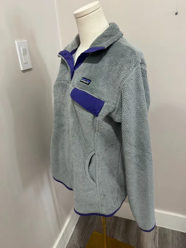 Patagonia Women's Re-Tool Snap-T® Fleece‎ Pullover Large - Image 3
