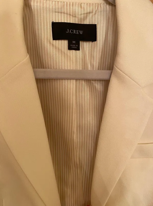J. crew White Blazer  - Image 3