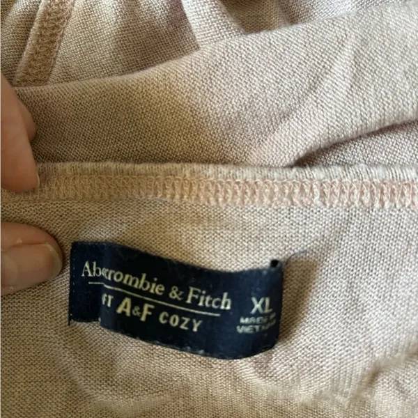 Abercrombie & Fitch A&F Cozy Wrap Front Bodysuit Long Sleeve X-Large Pink - Image 2