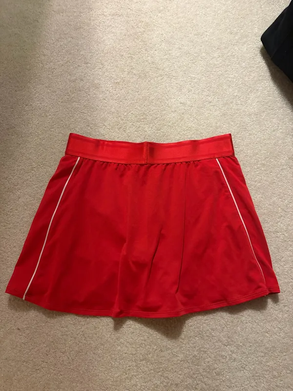 Red Nike Dri-Fit Skort Tennis Skirt - Image 4