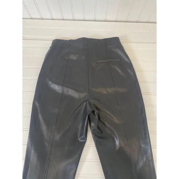 Superdown & Mango Faux Leather Pants & Ruched Faux Wrap Mini Skirt Bundle Sz XS - Image 8