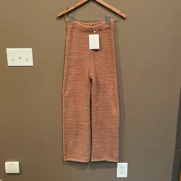 NWT Morrisday Kimmy Wide Leg Pants Brown Side‎ Medium SOFT - Image 3