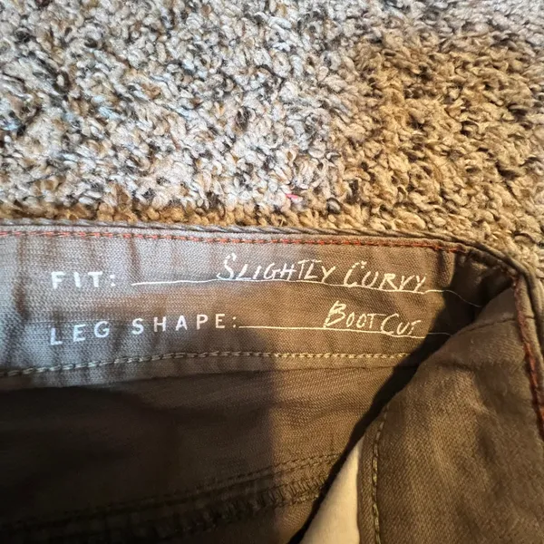Eddie Bauer Womens Brown Corduroy‎ Pants Slightly Curvy Bootcut Size 30 - Image 3