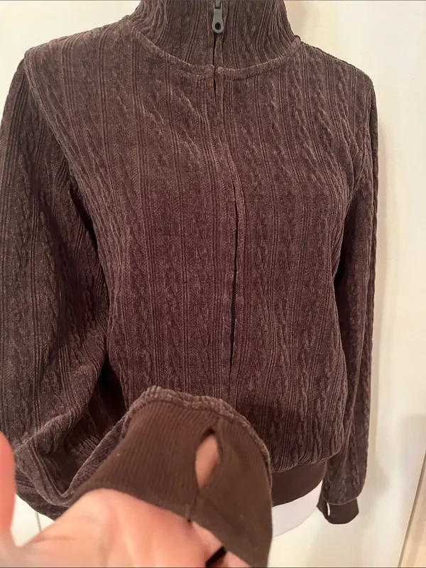 NWT Off-line by Aerie Cable Knit Thumbhole Jacket - Image 4