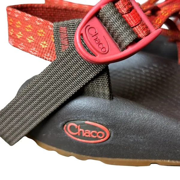 Chaco Z/Cloud X2 Sandals – W8 Orange/Red - Image 7