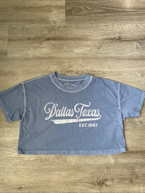 Aeropostale | Crop Boyfriend Tee Dallas size small - Image 2