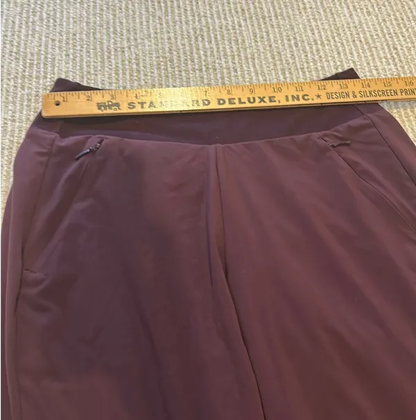 Athleta Lined Joggers Maroon 4 - Image 4