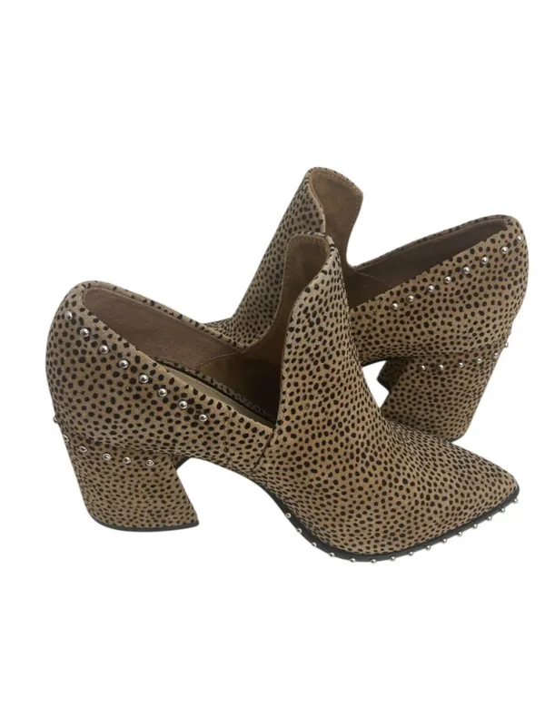 Gianni Bini Leopard Daveigh Studded Ankle Booties Block Heel Size 7 - Image 3