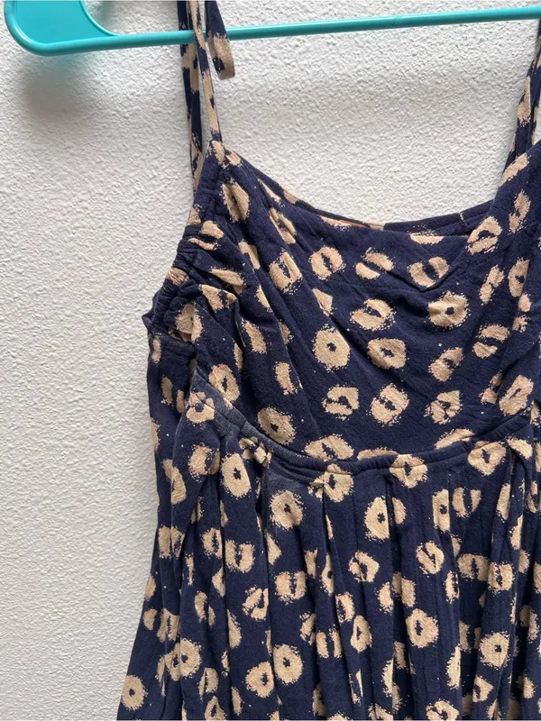 Free People Molly Sleeveless Cotton Tunic in Indigo Size XS - Image 3