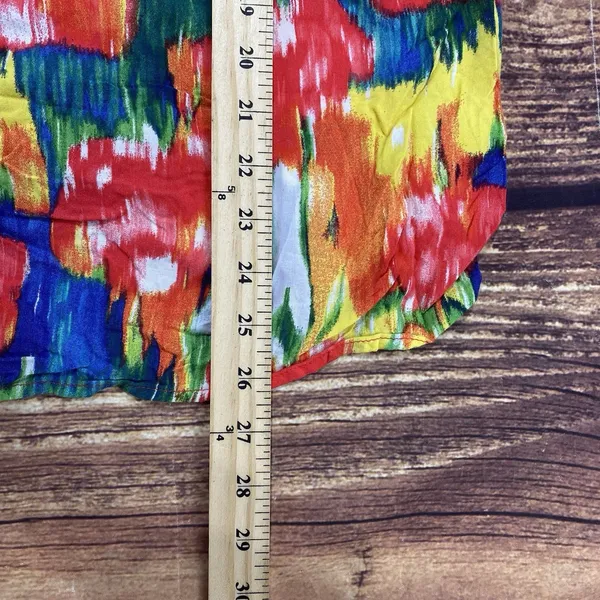 Merona Women's Top Size XL Vibrant Floral Sleeveless String Top - Image 5