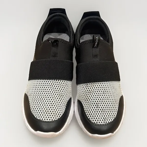 Vionic Camrie Slip-On Mesh Athletic Sneakers Shoes Black &‎ White Women's 8.5 US - Image 4