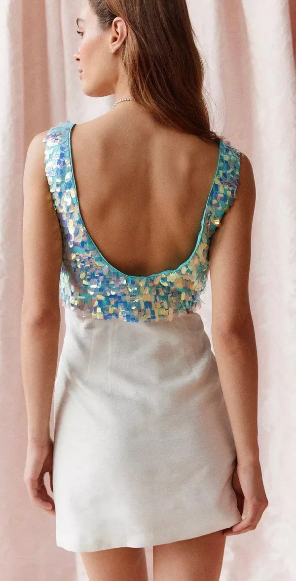 Sequin Mini Dress Urban Outfitters - Image 2