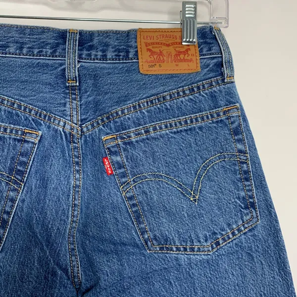 Levis Straight Leg Jeans Womens Size 25 Cw-4717 3629 - Image 9