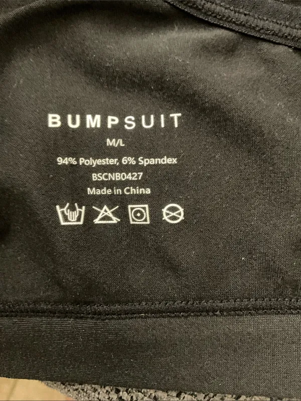 BUMPSUIT the comfy nursing bra in Black size M/L - Image 5