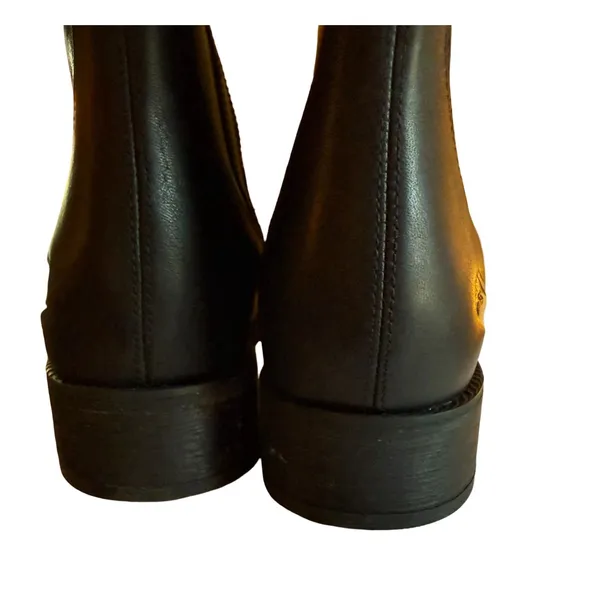 Timberland Boots Womens Size 11 Black Leather Knee High Riding Boot Side Zip - Image 11