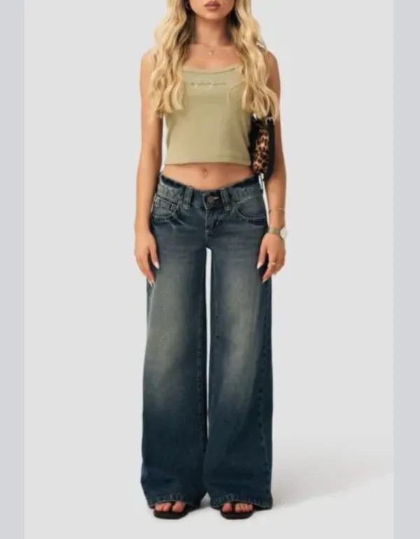 PacSun Abrand Jeans 00 Super Low & Wide Miley Jeans - Image 3