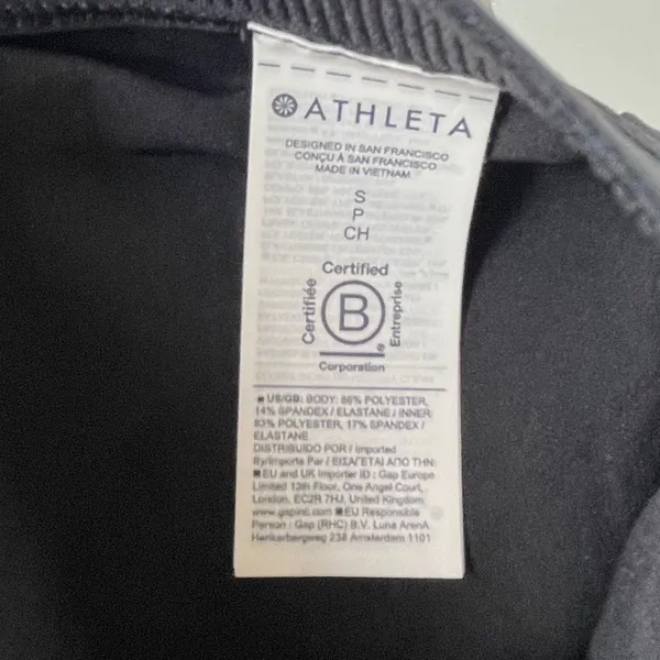 Athleta Match Point Pleated Skort Black Featherweight Plissé Tennis Skirt S NWT - Image 7