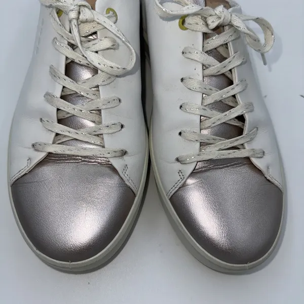 ECCO Soft Hydromax Women's‎ Leather Golf Shoes Size 41 Or 10.5 Extra Wide - Image 7