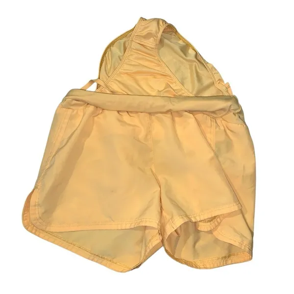 Nike Running Shorts Womens XS Orange Dri-FIT Reflective Athletic‎ Sporty Gymcore - Image 4