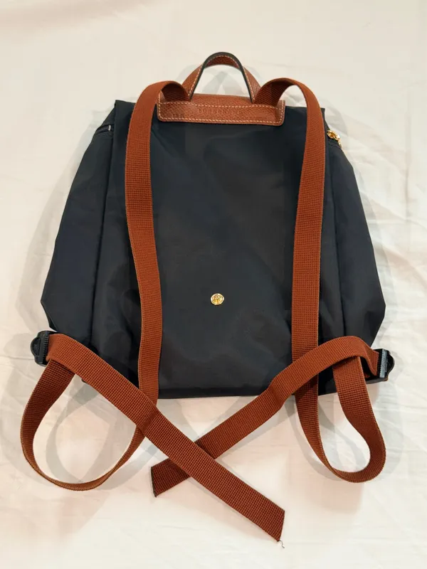Classic Longchamp Mini Le pliage nylon backpack - Image 3