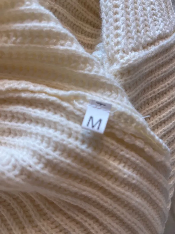 Oversized sweater White Size M - Image 4