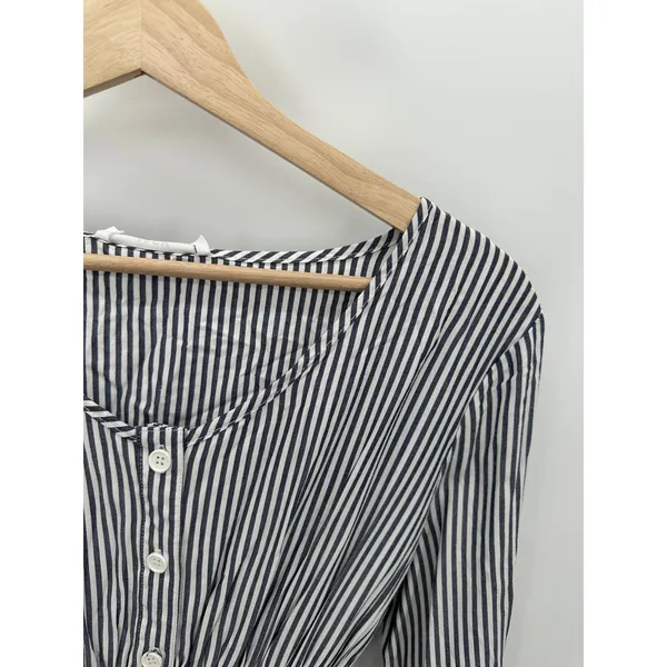 Jack BB Dakota Womens‎ Blue Striped Smocked Dress Size S NWT Cosplay Sailor - Image 5