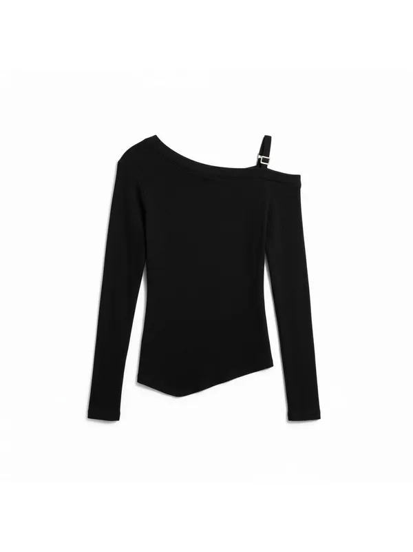 PAIGE Theresa Top Ribbed Cold Shoulder‎ Ribbed Knit XS NWT - Image 3