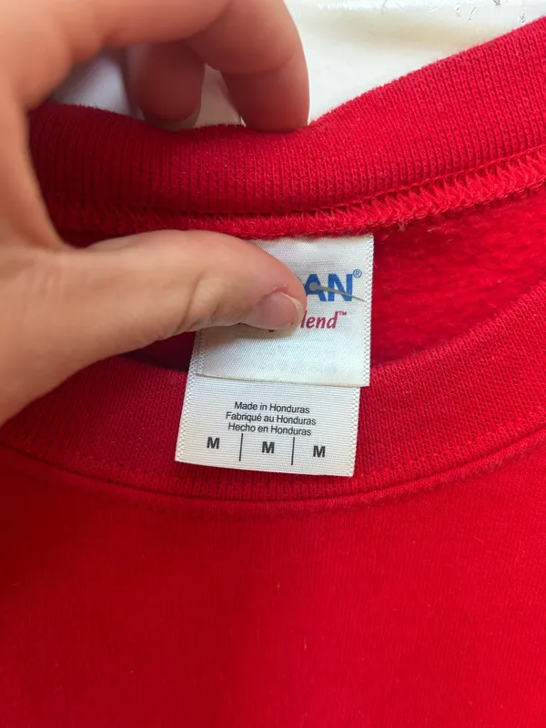 Vintage red USA crewneck Size M - Image 3