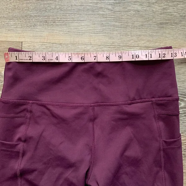 Zyia Active Plum Purple Capri Leggings 6-8 - Image 4