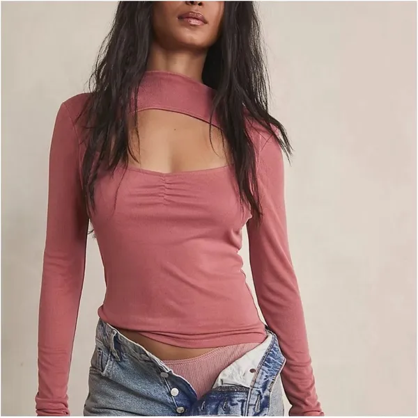 Free People Long Sleeve Top - Image 4