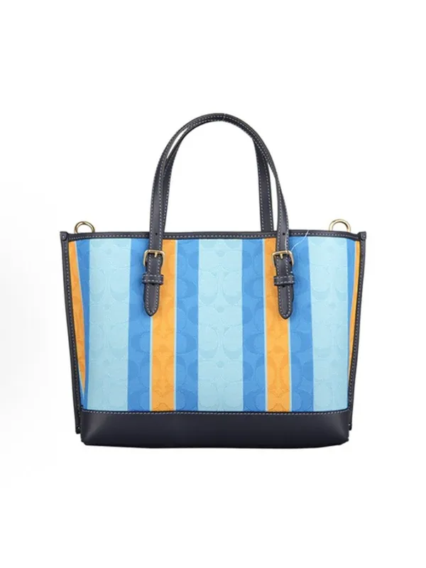 Coach C4086 Mollie Tote 25 In Signature Jacquard With Stripes - Image 2