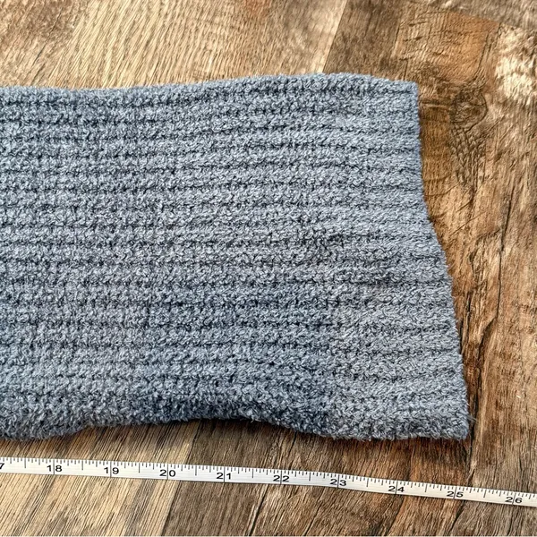 Women’s Fleece Knit Wide Leg High Rise Casual Pants Cropped Soft XS/Small - Image 4