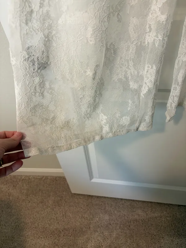 Shein White Lace Pants - Image 3
